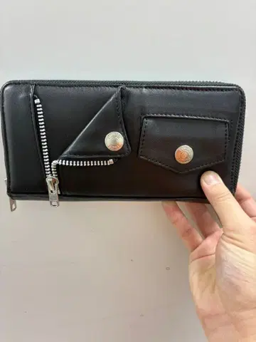 [ 새상품급 ] schott 샷 지갑 가죽 라이더스 가죽 재킷 지갑