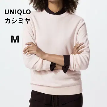 [ UNIQLO ] 캐시미어 크루넥 스웨터 핑크 M