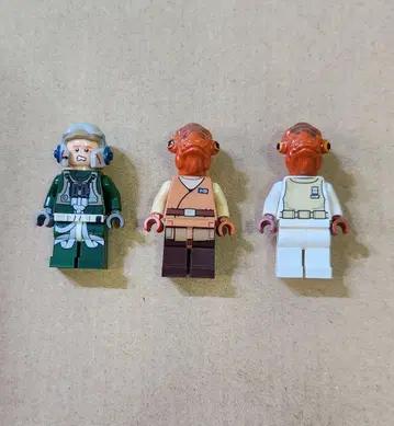 LEGO 미니 피규어 스타 워즈 아크바 제독 세트 256