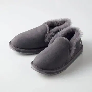 에뮤 호주 천연 가죽 무스탕 슬립온 24cm