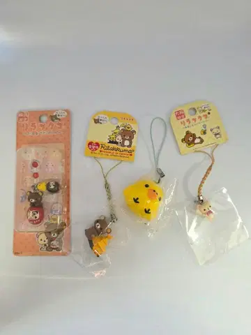 리락쿠마&키이로이토리 스트랩 세트