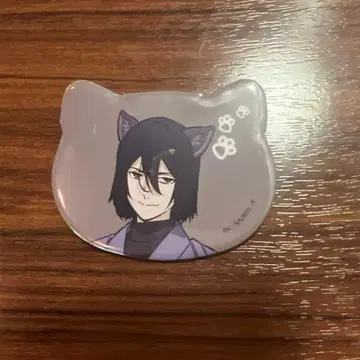 문호 스트레이독스 난자타운 미니게임 고양이형 캔뱃지 효도르 D