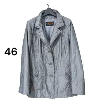 새상품급 EVEX 그레이 충전솜 퀼팅 자켓 46