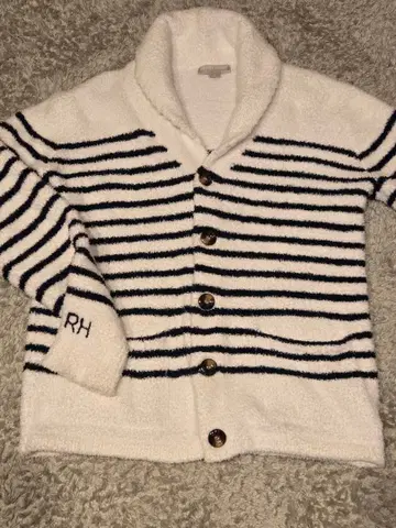 론 헤르만 베어풋 가디건 헤치마 옷깃 L 사이즈