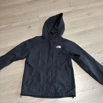 THE NORTH FACE 블랙 후드 부착 자켓 L 여성용 가을/겨울