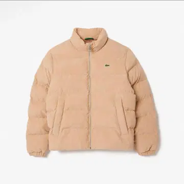LACOSTE 코듀로이 조절 패딩 자켓/US M 일본 사이즈 L/베이지