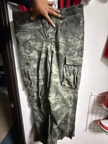 카모플라쥬 카고 팬츠 4 포켓