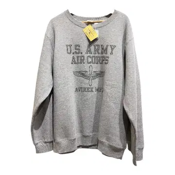 AVIREX U.S. ARMY AIR CORPS 트레이닝복 2XL 그레이