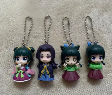 약사의 혼잣말 데포피그! 키링 4개 세트