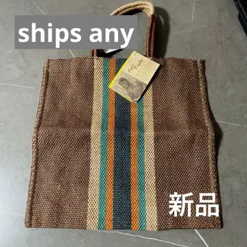 미사용 새상품! 토트백 주트 린넨 브라운