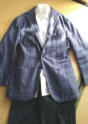 컨디션 최상 루비암 L.B.M.1911 자켓 네이비 M 사이즈 A122