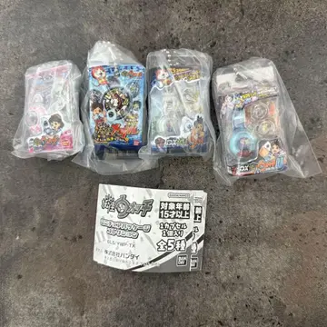 요괴워치 미니어처 패키지 컬렉션 가챠 세미 컴플리트 4종