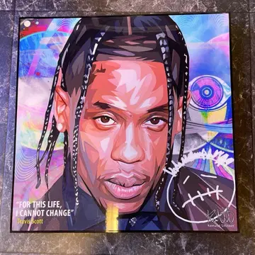 TRAVIS SCOTT 트래비스 스콧 HIPHOP 인테리어 패널