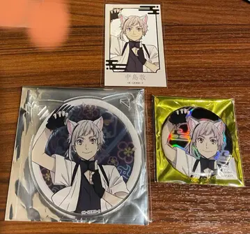 문호 스트레이독스 난자 사진풍 시트 코스터 캔뱃지 나카지마 아츠시