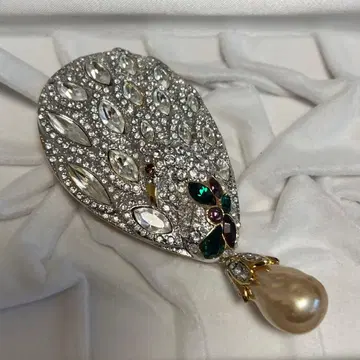 생전 정리 브로치 액세서리 공작 펄 반짝반짝