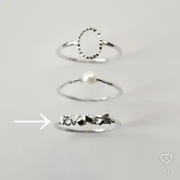 K.KAJU 케이카주 실버 반지 11호 시호