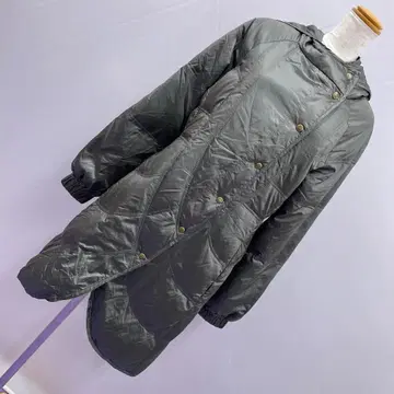 3731 이오컴이오 그레이 계열 다운 코트 롱 코트