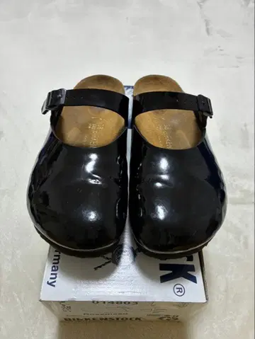 [ 단종 ] BIRKENSTOCK/로즈 머드/페이턴트 블랙/24.5cm