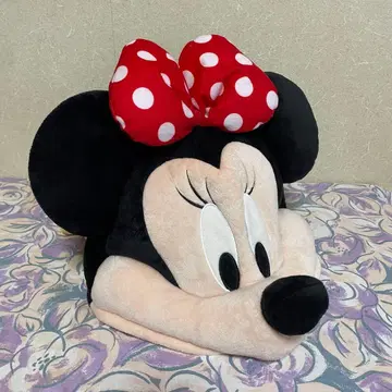 미니 마우스 봉제 인형 모자 팬캡 디즈니랜드