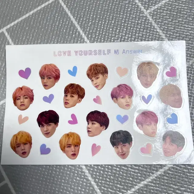 방탄소년단 LOVE YOURSELF 스티커