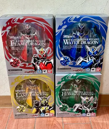 561 미개봉 S.H.Figuarts 가면라이더 위저드 드래곤 4체