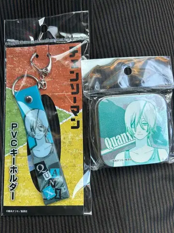 체인소 맨 쿠앙시 PVC 키링 & 미니 틴 케이스 세트