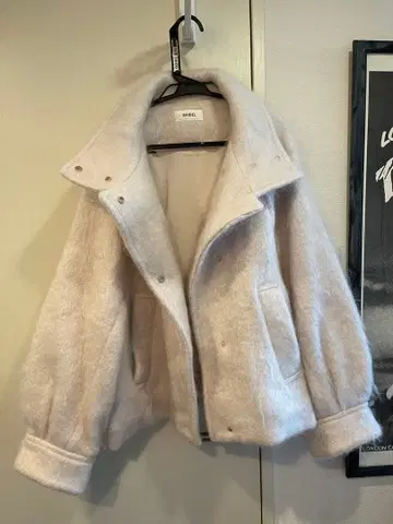 SNIDEL 보아 자켓 라이트 핑크 숏 기장