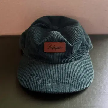 Lafayette 코듀로이 캡 그린 컬러