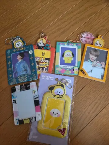 BTS 지민 트레이딩 카드 케이스 6점 묶음 판매