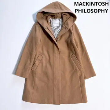 컨디션 최상 매킨토시 정가 5.8만 멜톤 후디드 코트 브라운