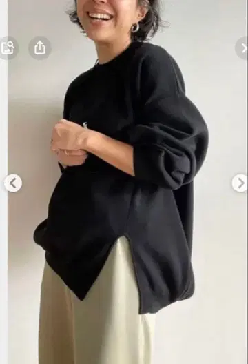 시루무린 하이 트위스트 코튼 풀오버