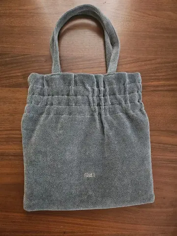 페이러 백 유니 셔링 플랫 토트백 그레이