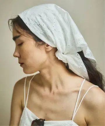 IENA 2025SS 레이스 스카프