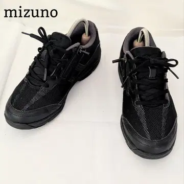 미즈노 워킹화 스니커즈 신발 메쉬 폭넓은 블랙 23cm