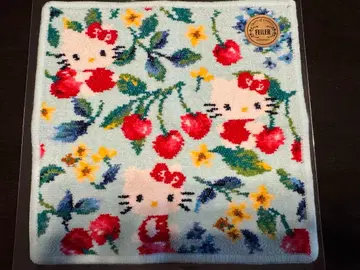 페이 키티 체리 타월 손수건 산리오