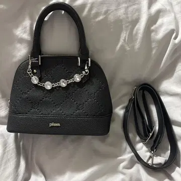 pium 피움 비쥬 모노그램 미니백 블랙