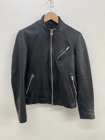 BLACK by VANQUISH 싱글 라이더 자켓