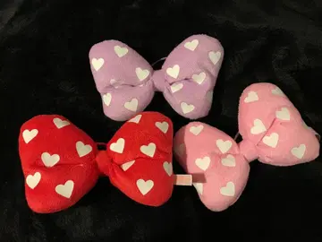 디즈니 미니 리본 머리끈 3개 세트