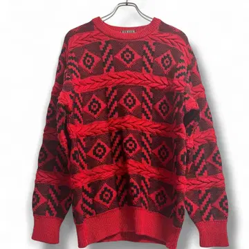 DEMAIN CLAIR 니트 스웨터 크루넥 울 100% L