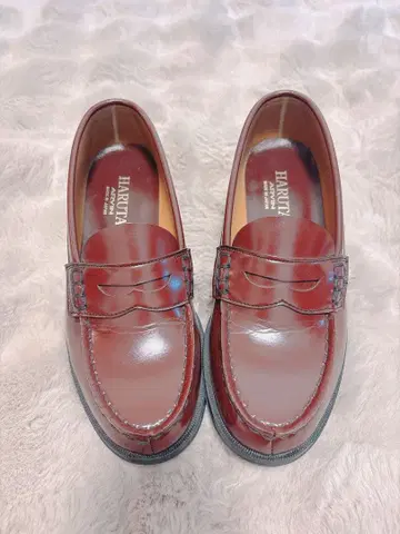 HARUTA 브라운 로퍼