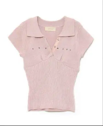 andmary Lindsay logo tops pink