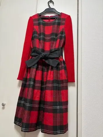 엠즈 그레이시(M'S GRACY) 카탈로그 게재 체크 원피스