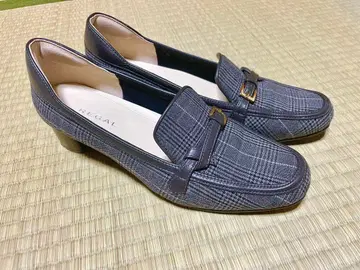 REGAL 힐 로퍼 24cm 체크 무늬 Lee F05N-AG