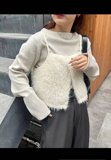 mistic 보아 뷔스티에 SET 니트