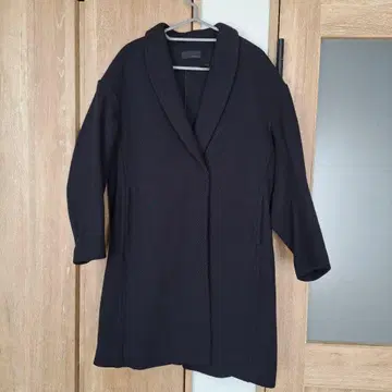 Kei shirahata 케이시라하타 롱 체스터 코트 네이비