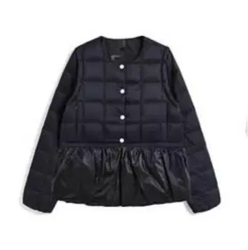 TAION EXTRA 볼레로 다운 세트 페플럼 부품 포함 다운 자켓