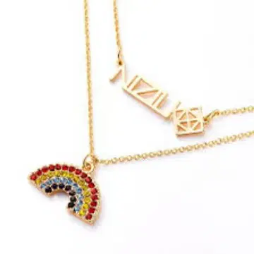 NIZIU 레인보우 목걸이