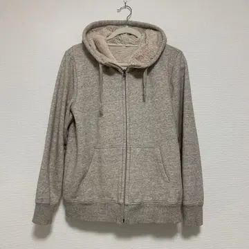 UNIQLO 그레이 속기모 후드티 XL 241-400171