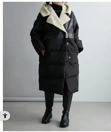 [ MONTE REGGI ] 보아 컬러 롱 자켓