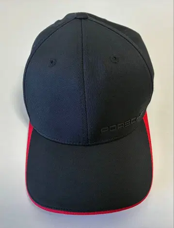 Porsche 캡 블랙/레드